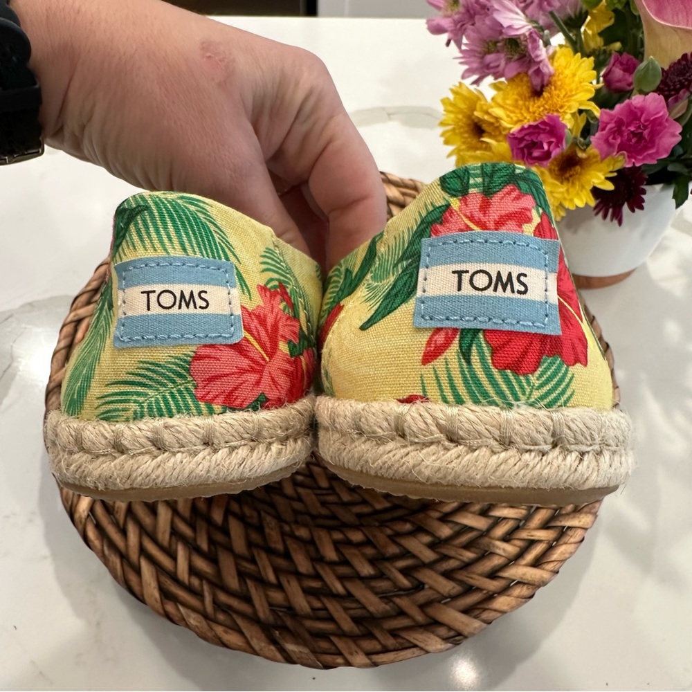 TOMS Tropical Argentina Classic Slip On Shoes - Picture 4 of 5